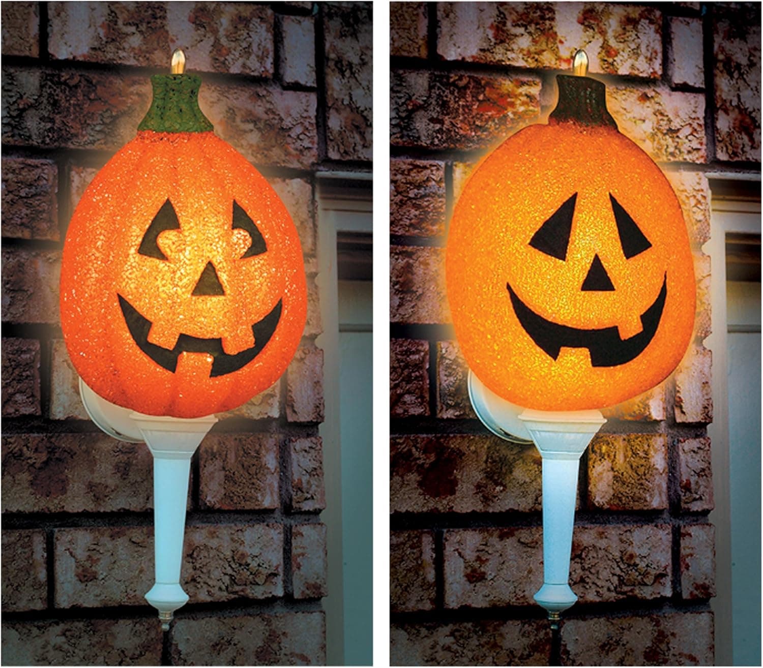 Sparkling Pumpkin Porch Light Cover Set