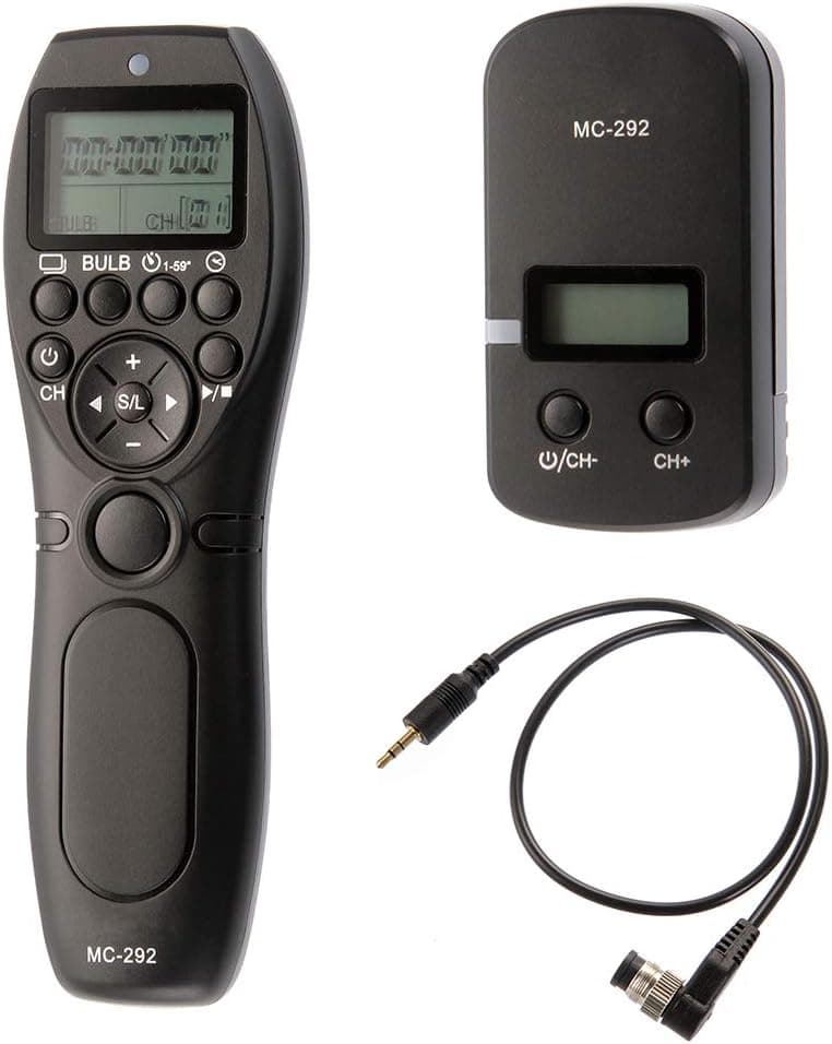 Runshuangyu LCD 2.4G Wireless Shutter Release Timer Remote Control for Nikon D810 D800 D700 D500 D5 D4 D300 D1X D2X D100 Camera