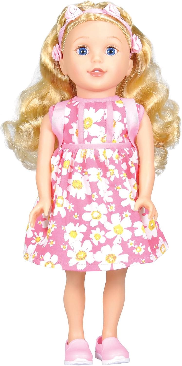 Bumbleberry Girls 15001 Kids Brinley Girl Doll, Blonde, 15"