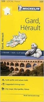 Michelin FRANCE: Gard, Hérault Map 339 (Maps/Local (Michelin))