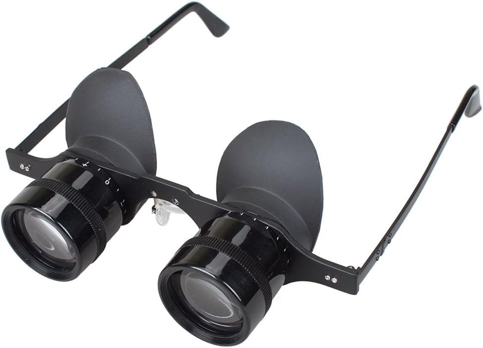 10X34 Glasses Magnifying Loupes Fishing Focus Binocular,with 5 Teleconverter.