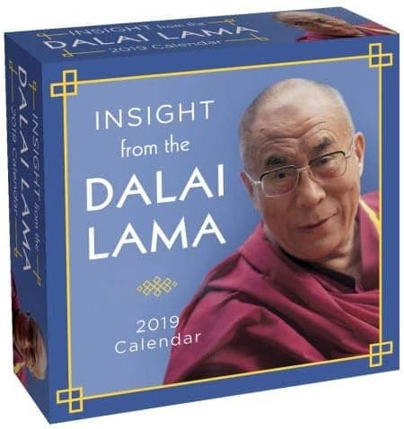 2019 Insight from The Dalai Lama 365 Page-A-Day Desk/Box Calendar