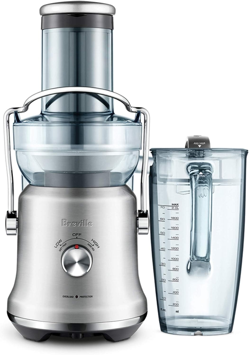 Breville Juice Fountain Cold Plus Juicer, BJE530, Brushed Stainless Steel