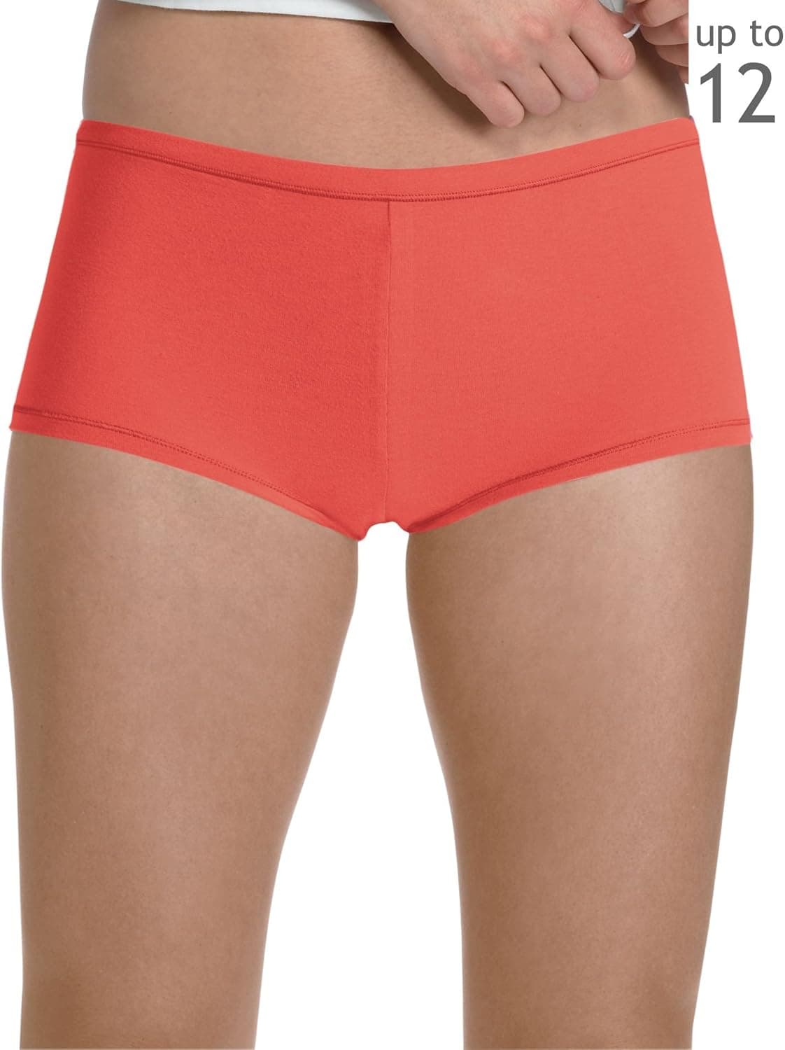 Hanes Womens 3 Pair ComfortSoft Plus Size Boy Short Panties - E49PAS