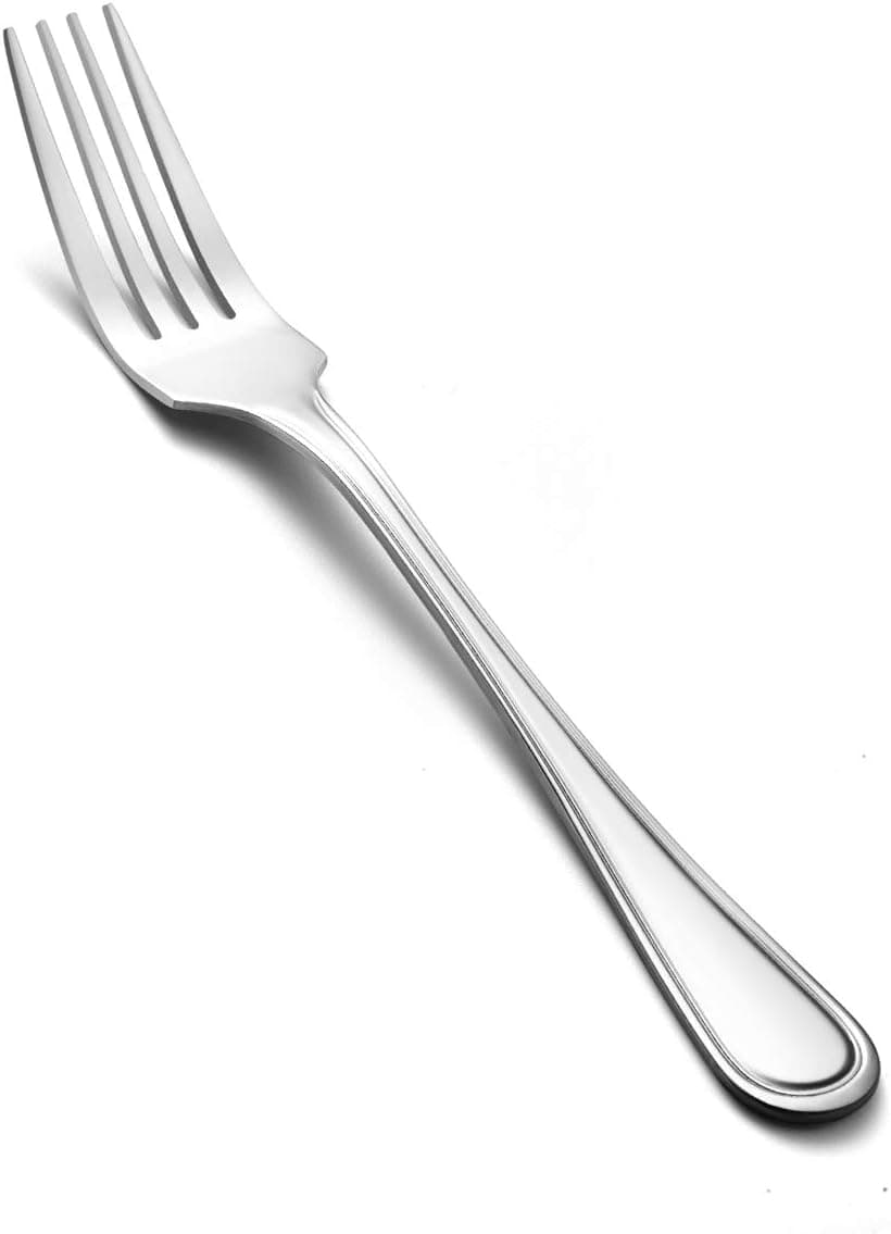 Snamonkia Dinner Forks Set of 6, 8 Inches, 18/0 Large Table Forks Stainless Steel