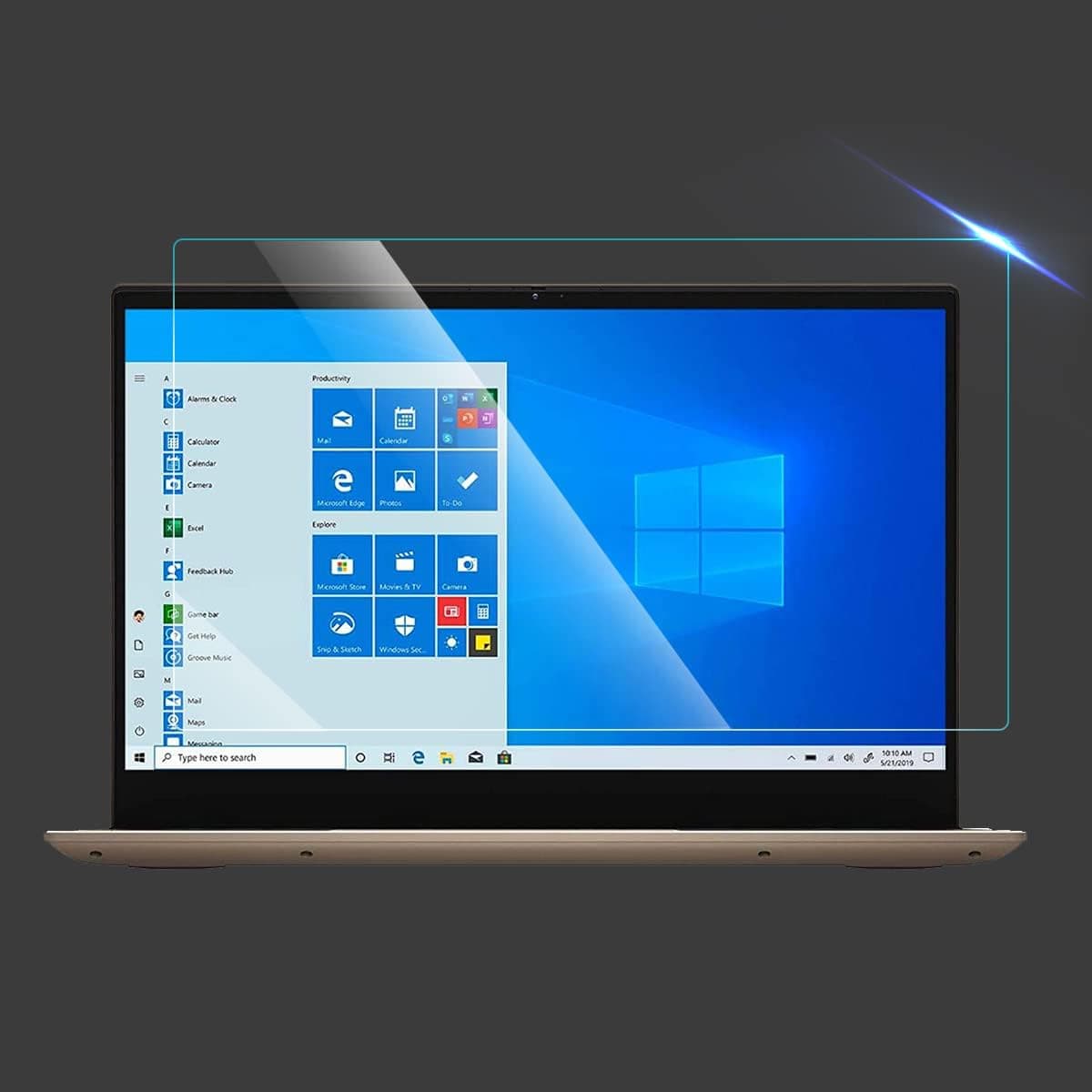 13.3inch Laptop Screen Protector, tempered glass screen protector, 13.3inch aspect ratio 16:9 laptop, 9H hardness,anti-fingerprint,no bubbles,suitable for HP/Dell/Sony/Samsung/Lenovo/Acer/MSI/LG/Razer