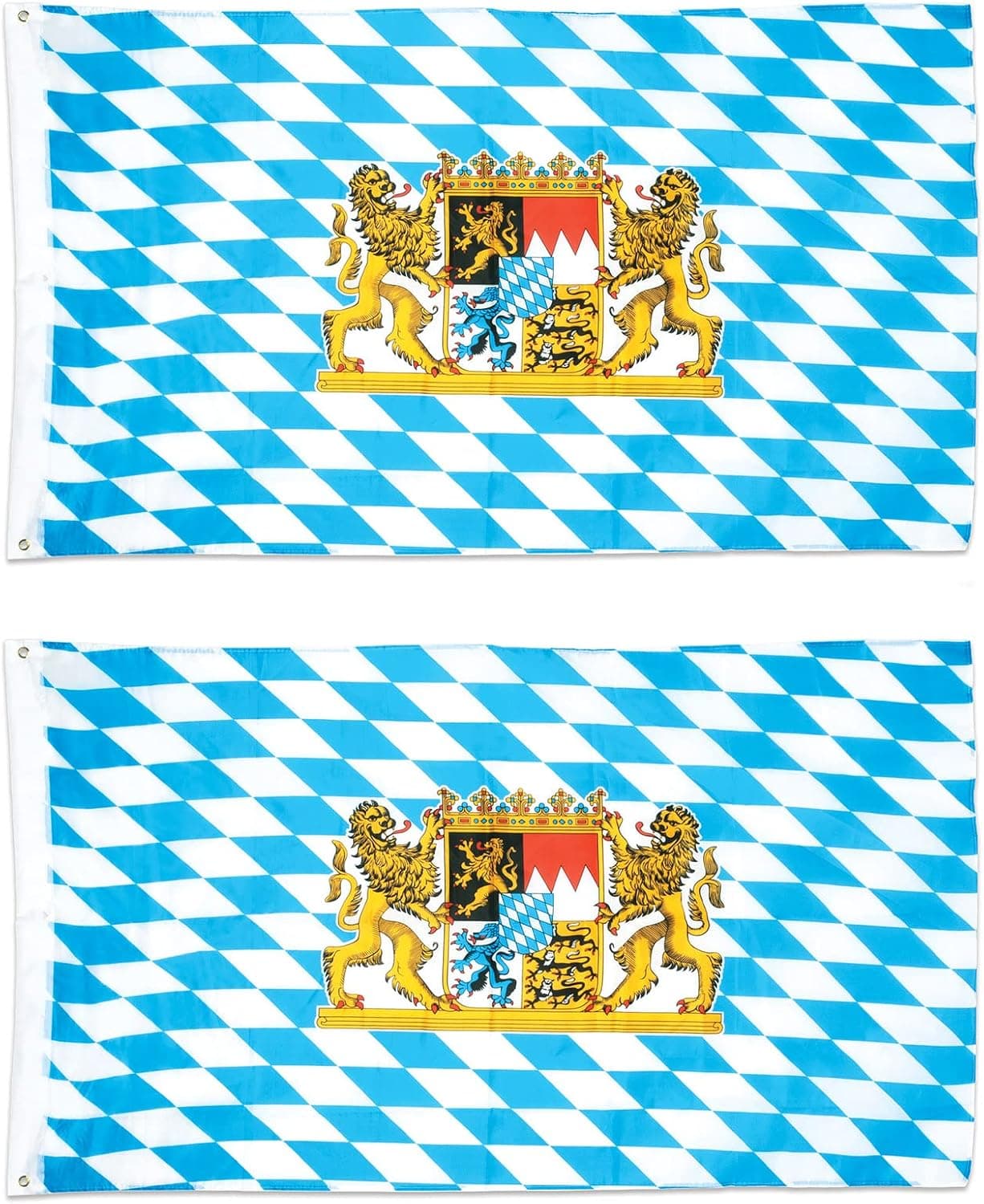 Beistle , 2 Piece Bavarian Flags, 3' x 5'