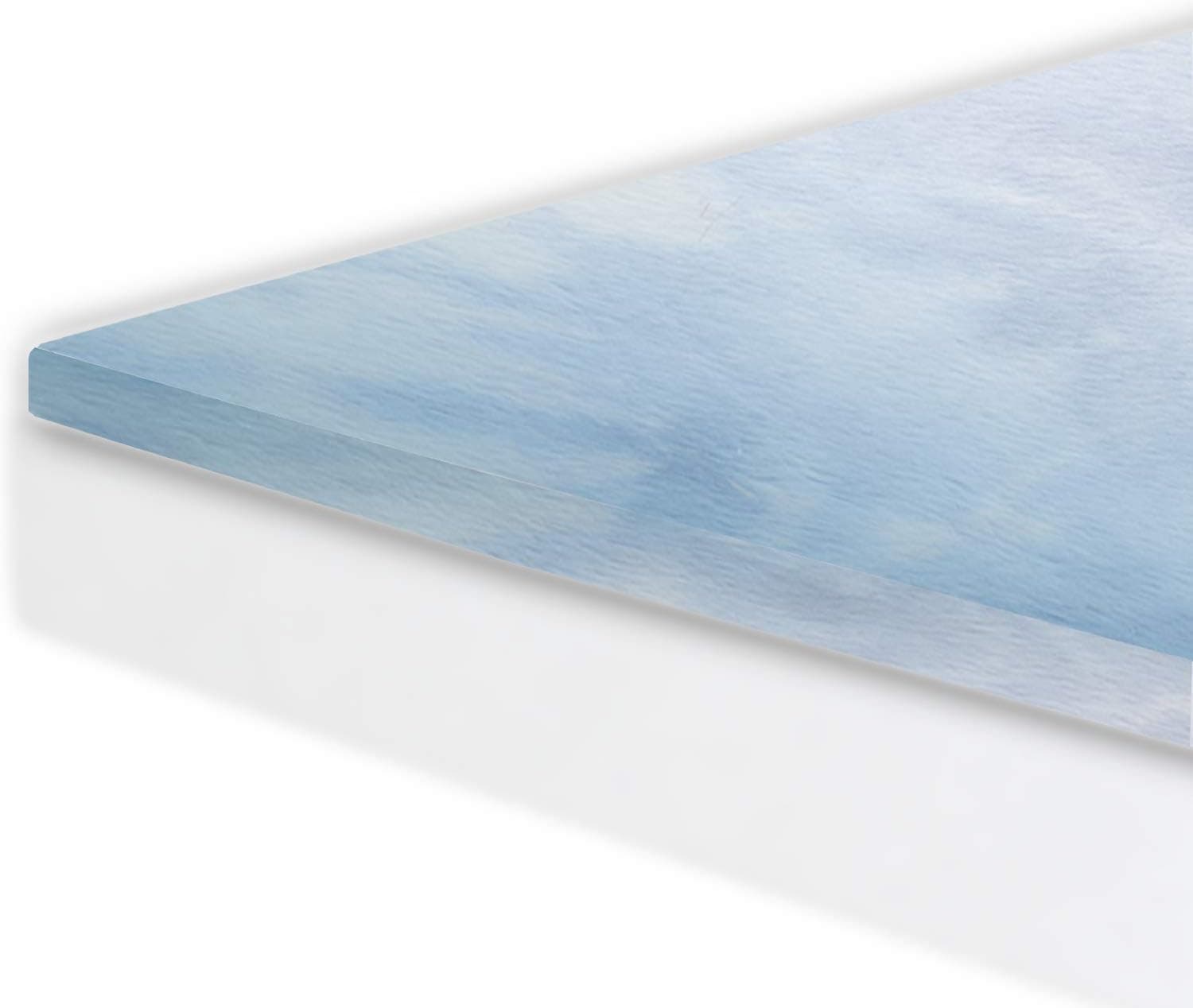 Gel Memory Foam Mattress Topper Pad Twin XL Size Bed - Made in The USA - 2 Inch Long Twin Mattress Topper for Extra Padding - Next Level Gel Infused Toppers - 3 Year Warranty
