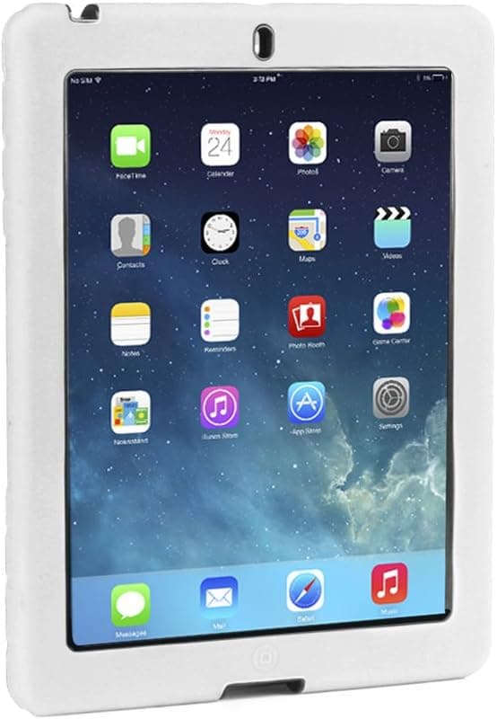 TNP iPad Shockproof Case (White) - Lightweight Heavy Duty High Impact Drop Resistance Dual Layer Hybird Armor Defender Full Body Protective Cover Stand for Apple iPad 2/3/4