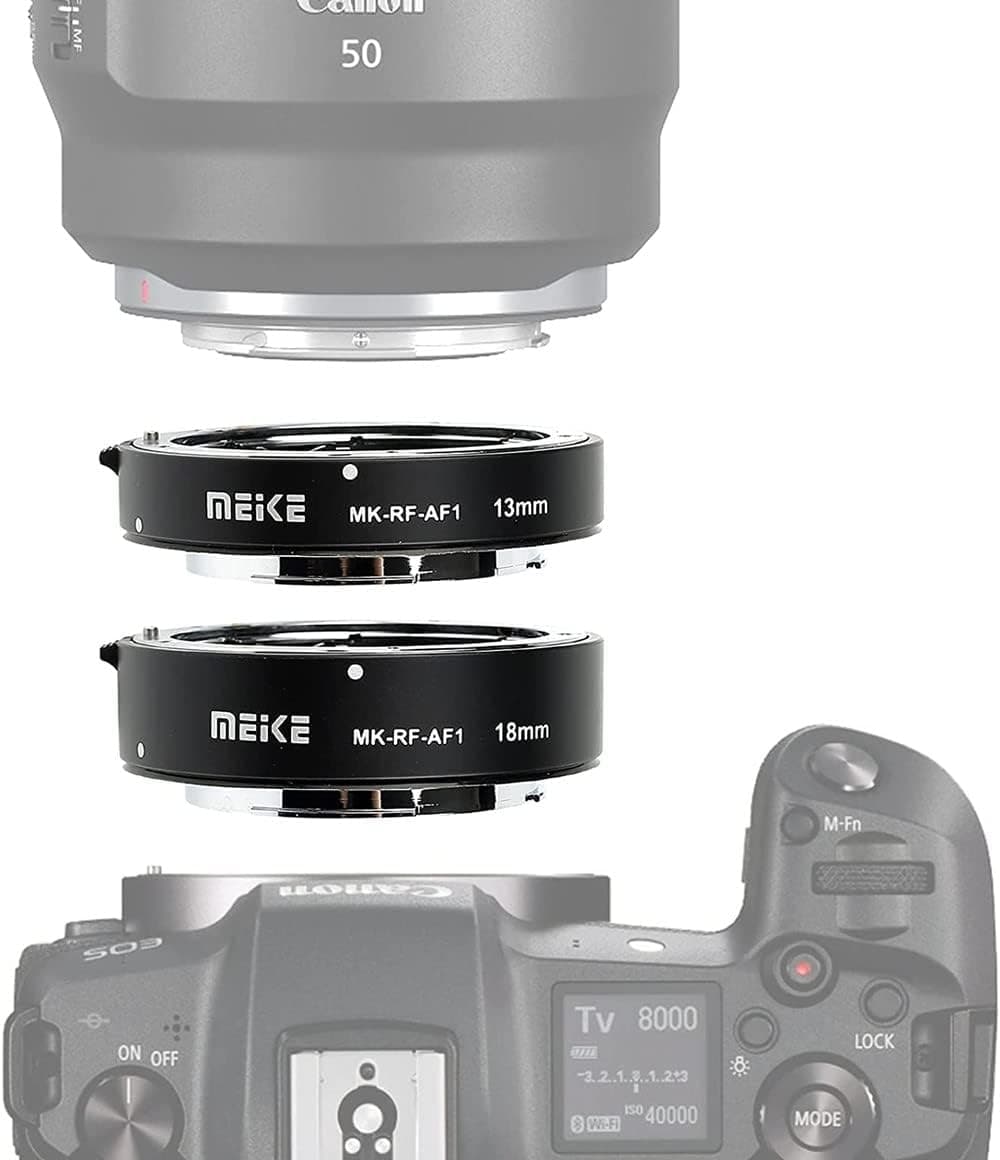 Auto Focus Macro Extension Tube Set RF mount 13mm 18mm tubes for Canon EOS R R3 R5 R6 RP and RF mount Lens