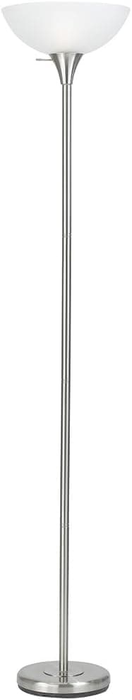 Cal Lighting BO-2055 Transitional One Torchiere Lighting Accessories, Brushed Steel