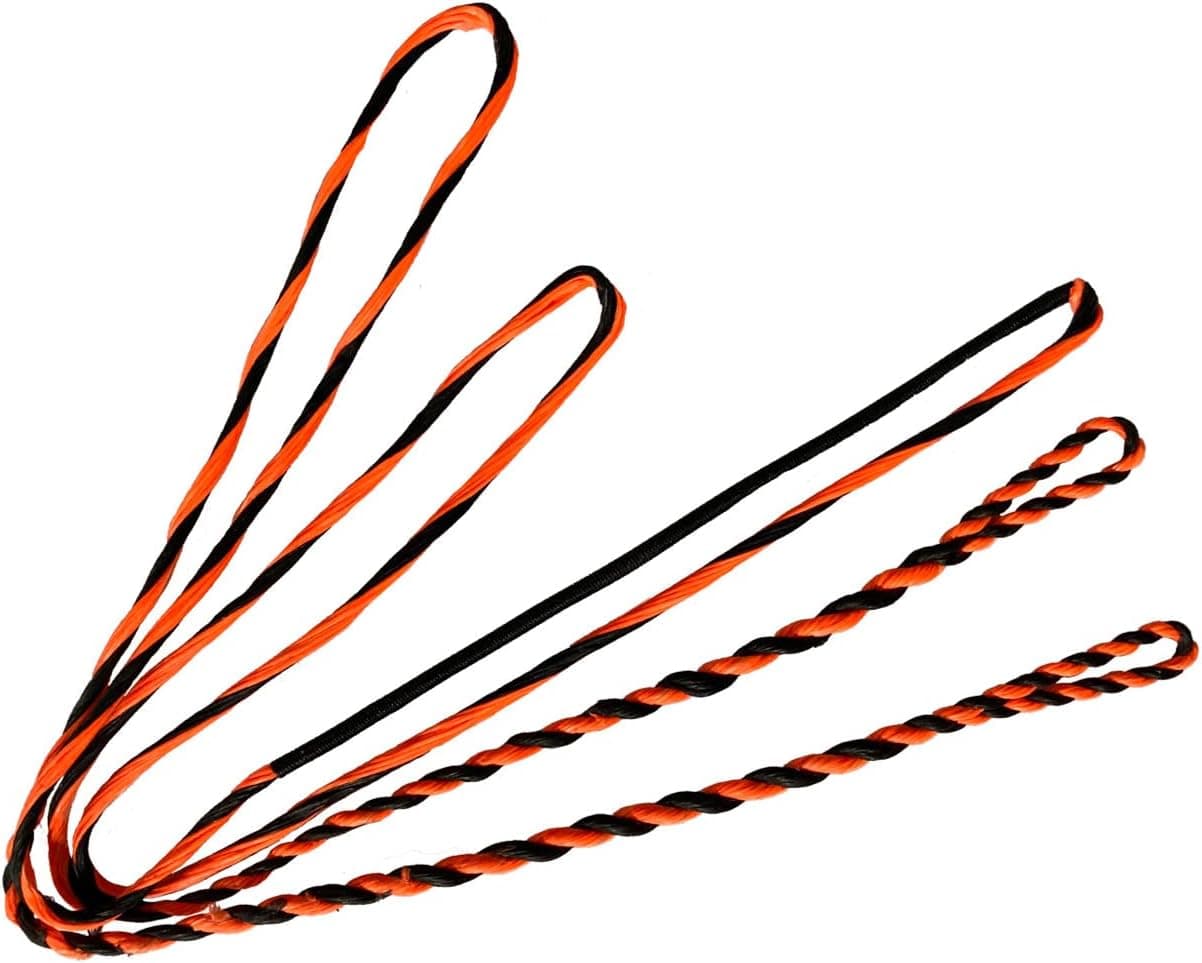 DEERACE D97 Handmade Flemish Twist Fast Flight Bow String Replacement Bowstring for Traditional Longbow Recurve Bow
