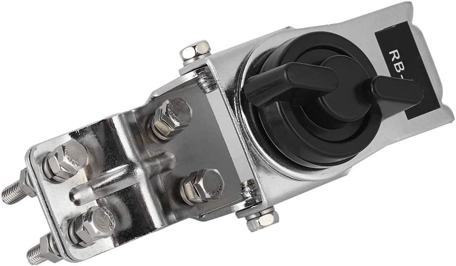 Vehicle Antenna Bracket Mount for Car Radio Adjustable Antenna Bracket for Large VHF/UHF and Medium HF Antennas, Easy to Install (Sliver)