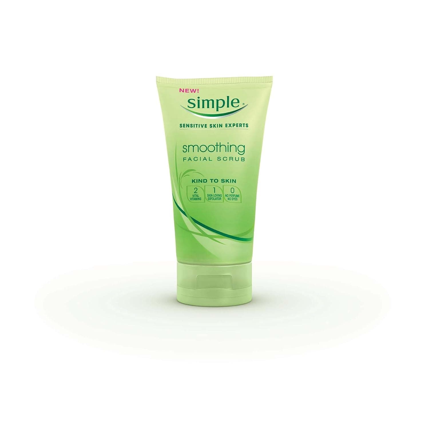 Simple Smoothing Facial Scrub, 5 Ounce (Pack of 2)