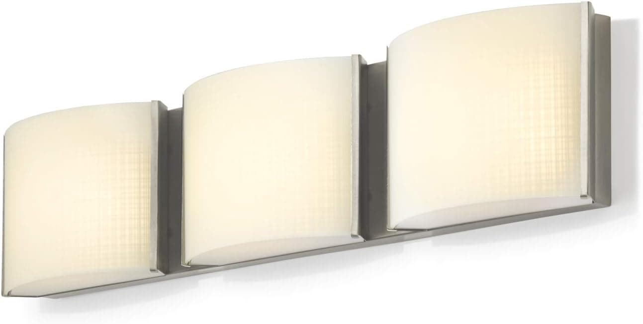 Brooklyn Bulb Co. Modern Vanity Lights for Bathroom - 22 Inch Wide, Bright LED (2400 Lumens), Neutral Daylight White (3000K), Fully Dimmable, Damp Located - ETL Listed