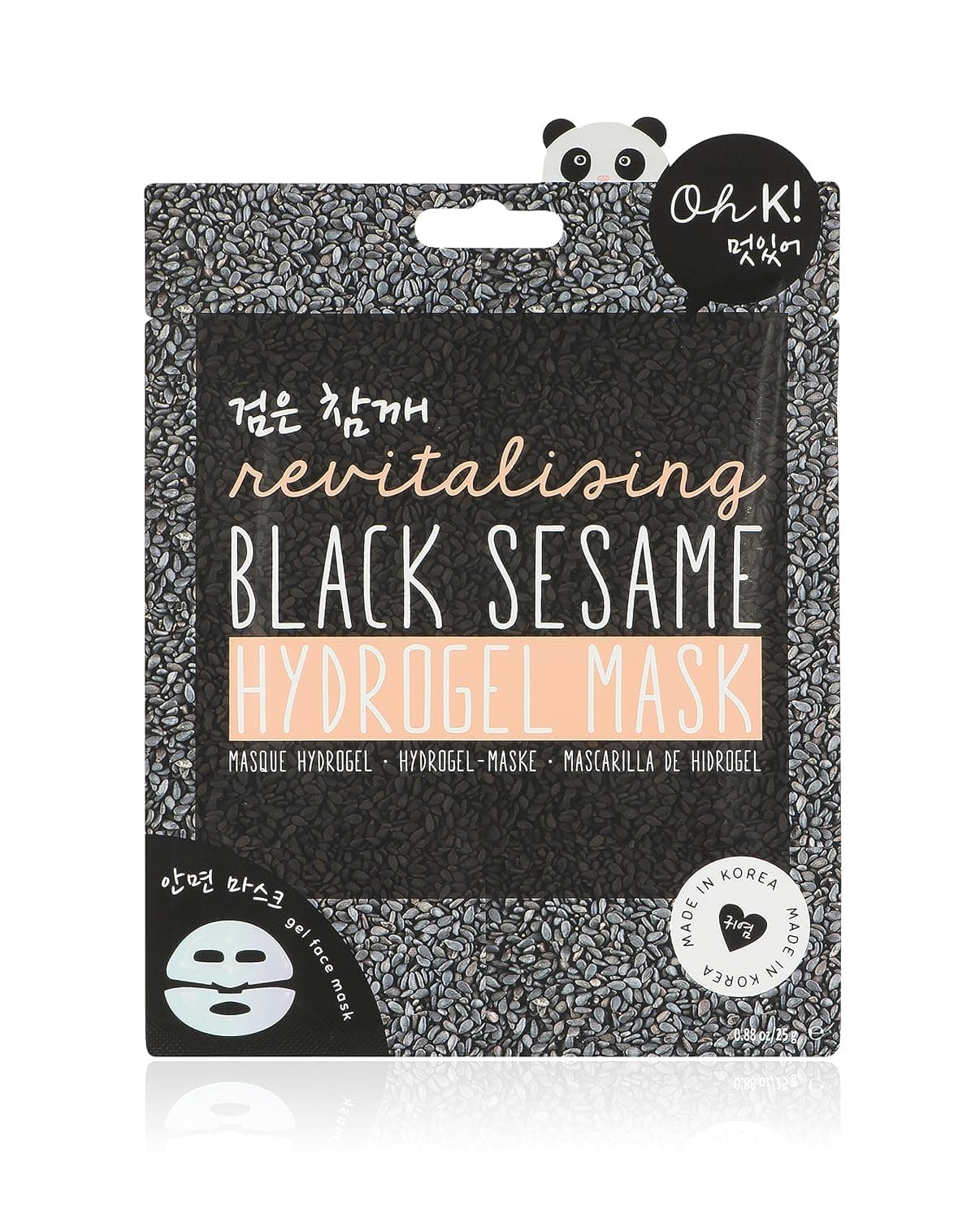Oh K! Black Sesame Hydrogel Face Mask