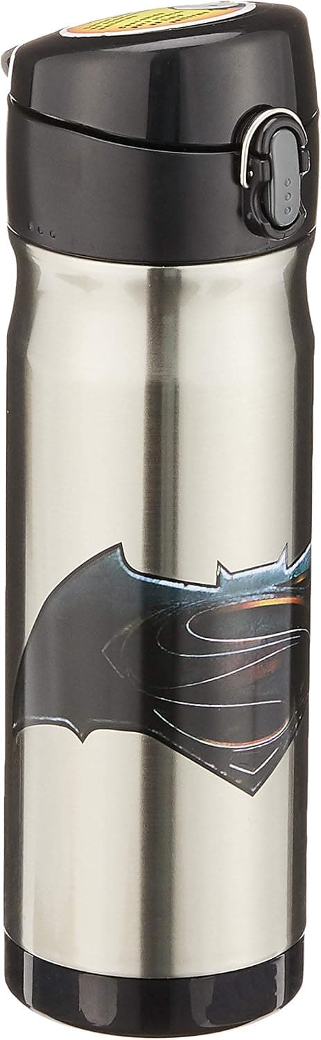 Thermos 16 Ounce Stainless Steel Commuter Bottle, Batman V Superman