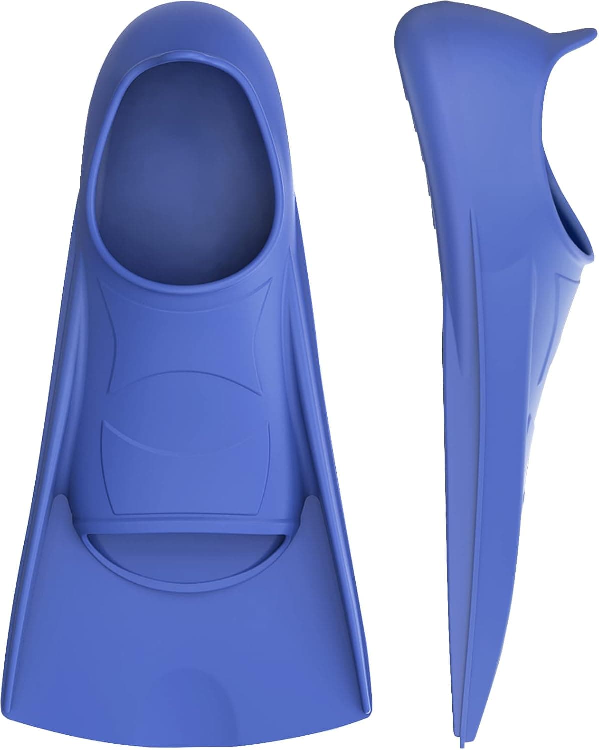 Gintenco Swim Fins, Swim Training Fins for Snorkeling Swimming Diving, Travel Size Flippers with Bag，Floating Fins for Adults Men Women Kids
