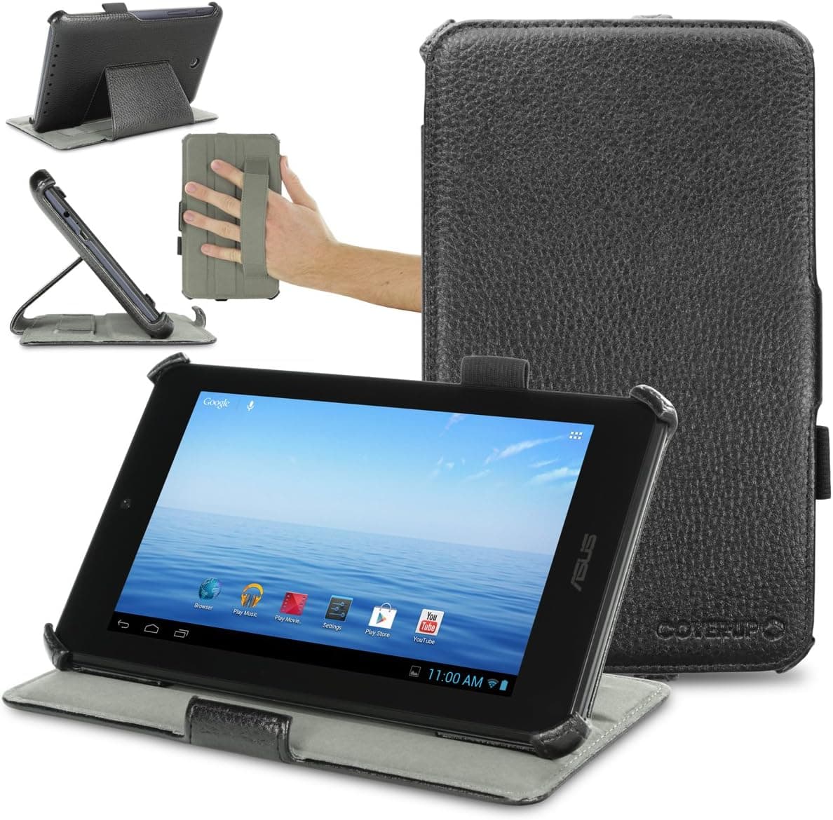 Cover-Up Asus MeMO Pad HD 7 ME173X (7-inch) Tablet Comfort Shell Cover Case - Black