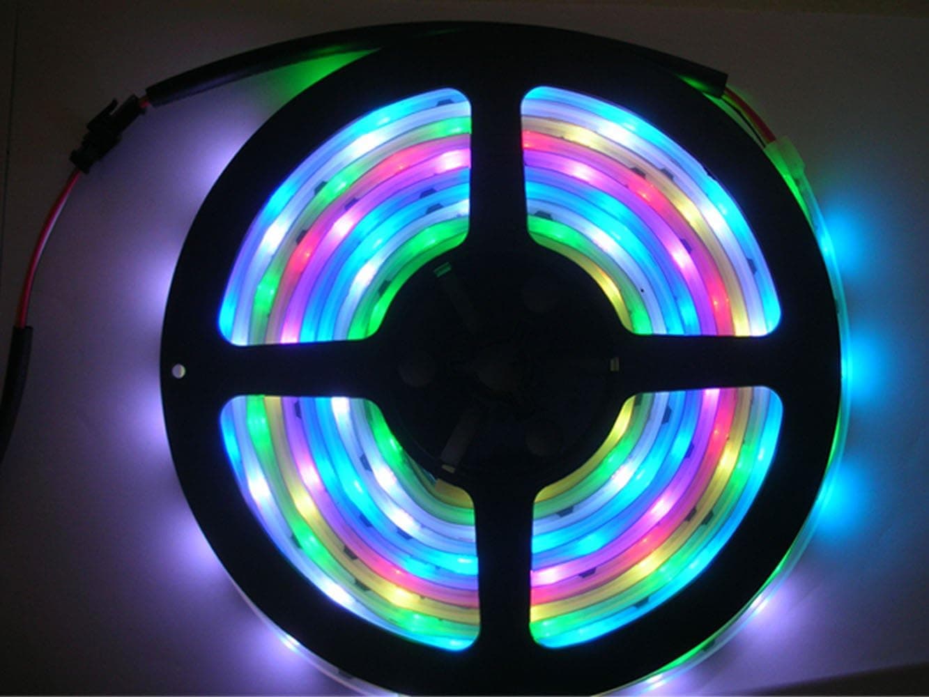 SUPERNIGHT (TM) 5M 16.4ft 5050 RGB 150led Waterproof Dream Beautiful Colors 6803 IC LED Strip Light