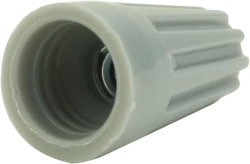 Construct Pro UL Listed Twist-On for 22-16 Gauge Wire, Bag of 100 (Gray)
