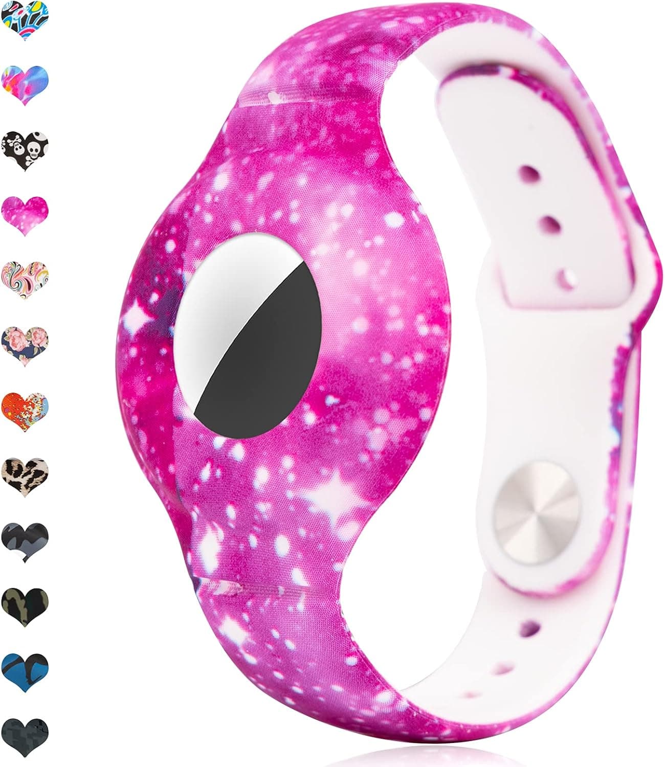 Wristband for Kids Compatible with Apple AirTag, Strap Case Bracelet Cover for Air tag GPS Anti-Lost Locator, Lightweight Silicone Watch Band for Children, Boys, and Girls