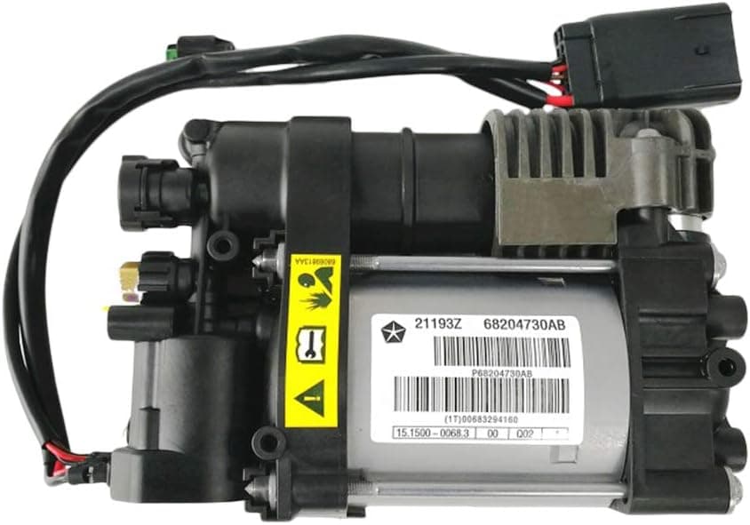 LUFT MEISTER Air Suspension Compressor Compatible with Jeep Grand Cherokee WK2 2011-2016 Dodge RAM 1500 2013-2016 68041137AC,68041137AD,68041137AE