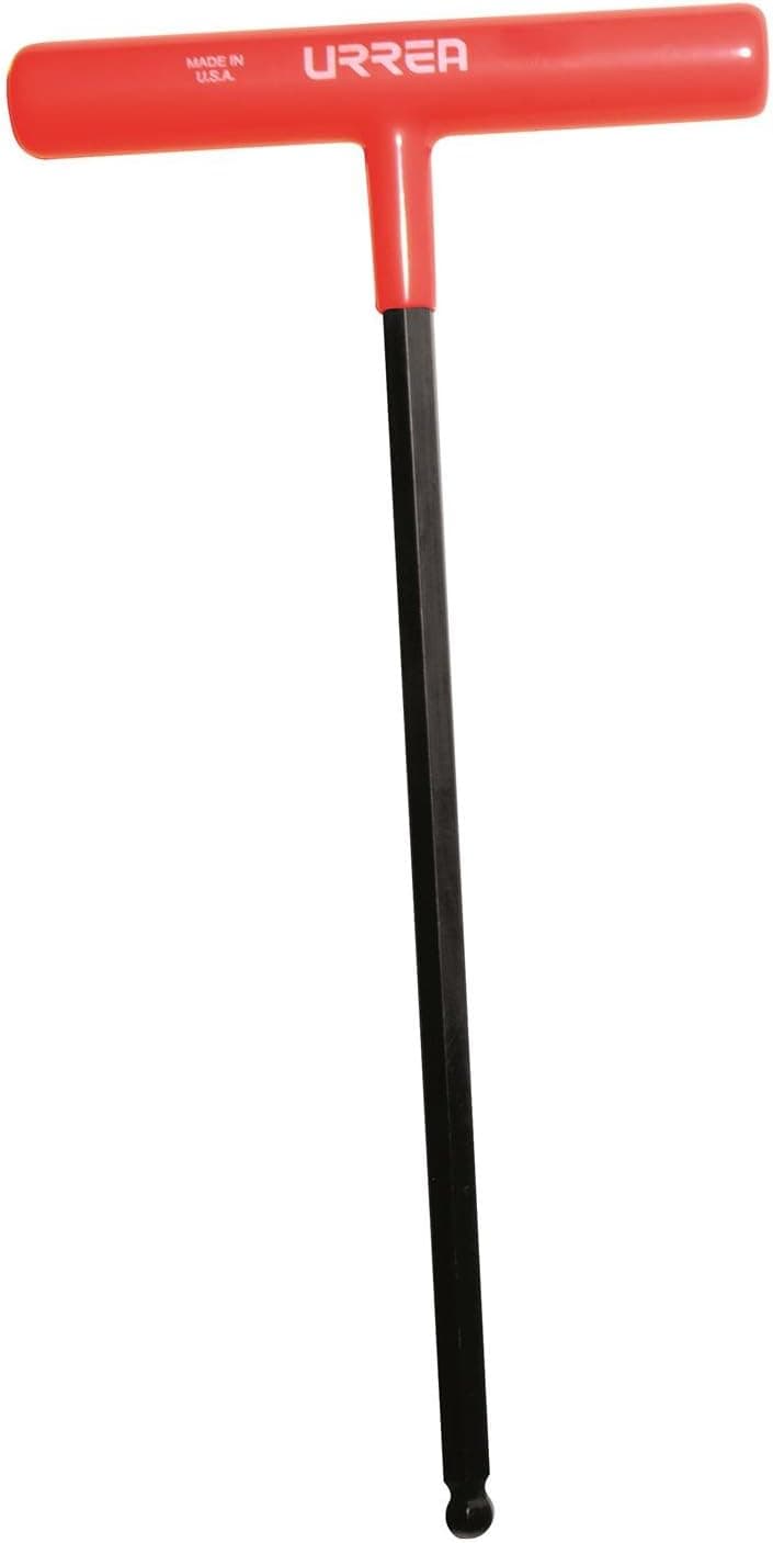 Urrea 46412LBGP Ball Hex Key T- Handle 9-Inch Long 3/16-Inch Wrench