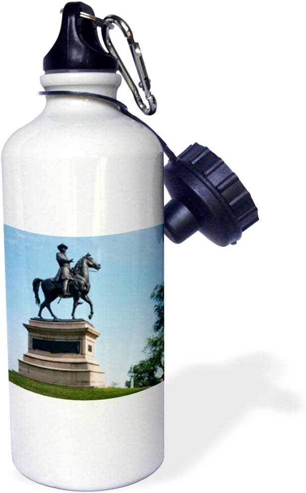 3dRose The Subway, Virgin River, Zion NP, Utah-US45 CHA0139-Chuck Haney Sports Water Bottle, 21 oz, White