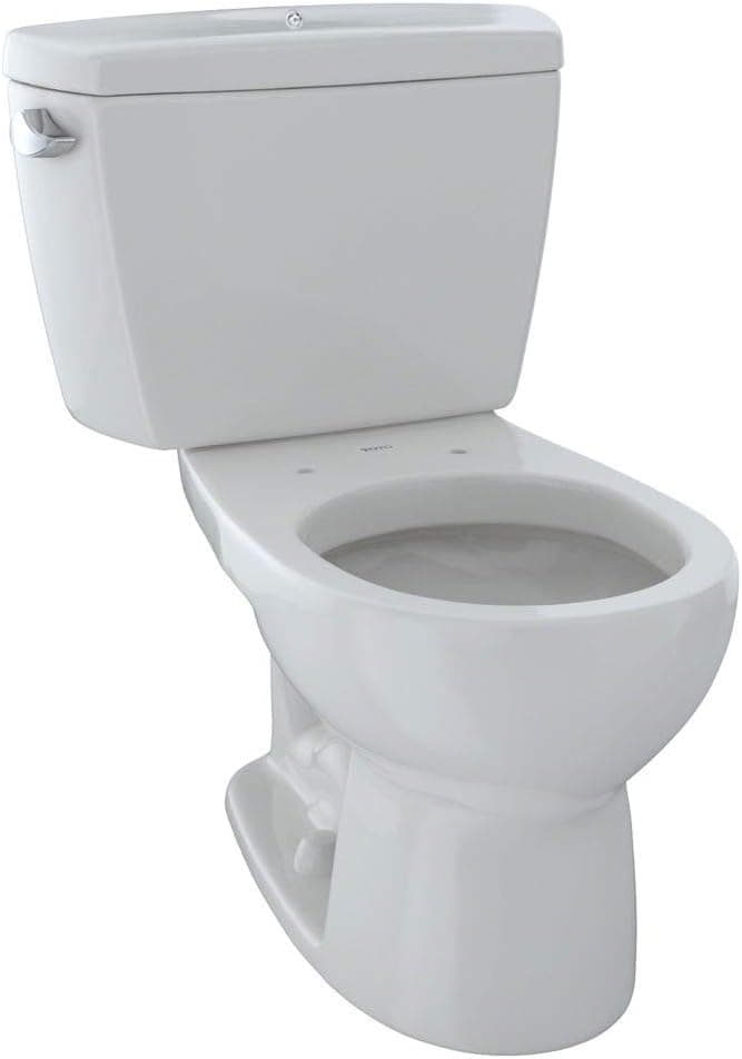 TOTO CST743SB#11 Drake Round Bowl and Tank, Colonial White