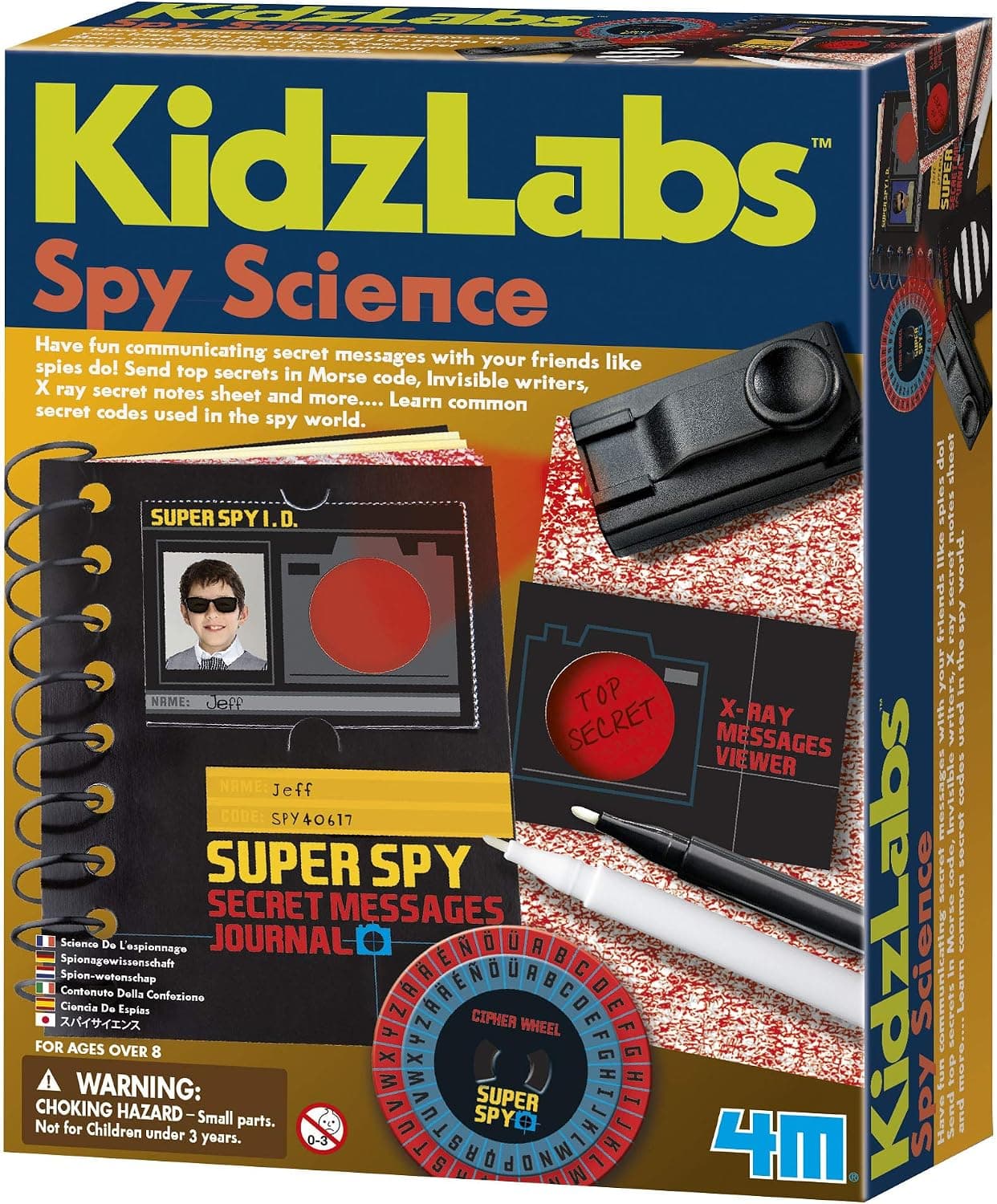 4M Spy Science Secret Messages Kit