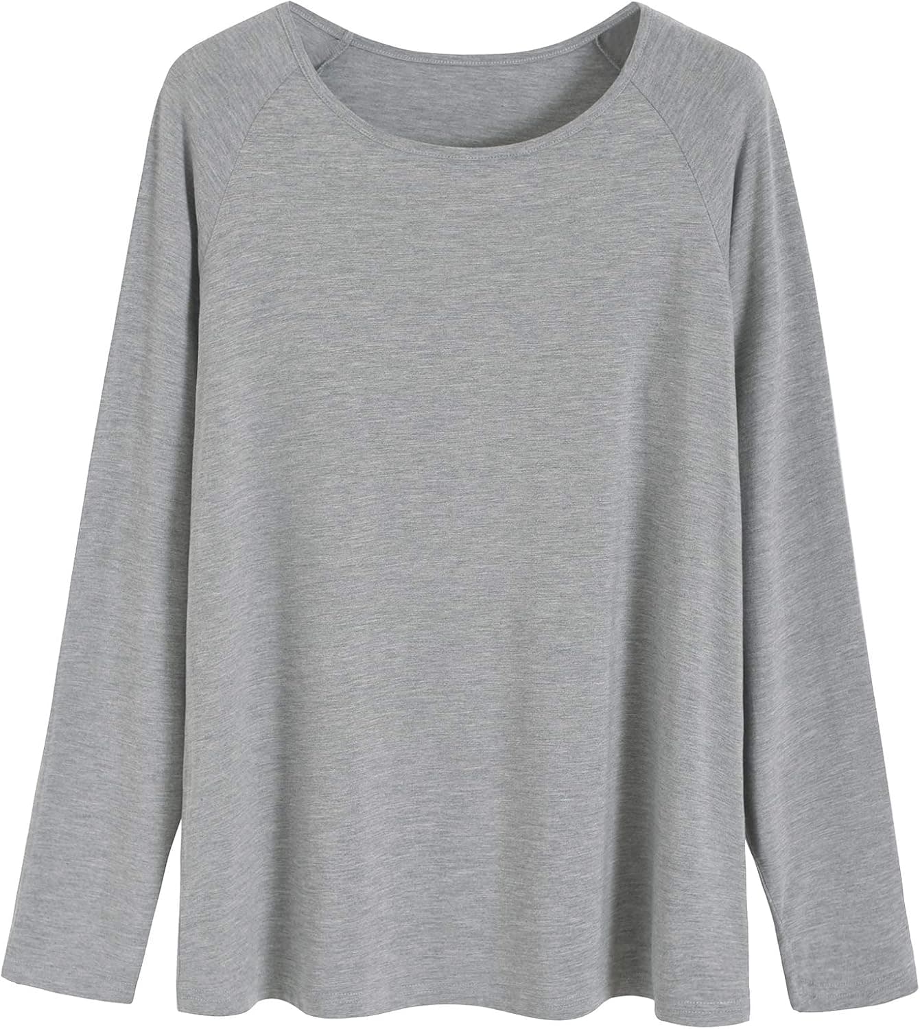 Latuza Women's Bamboo Viscose Pajamas Top Long Sleeves Sleep Shirt