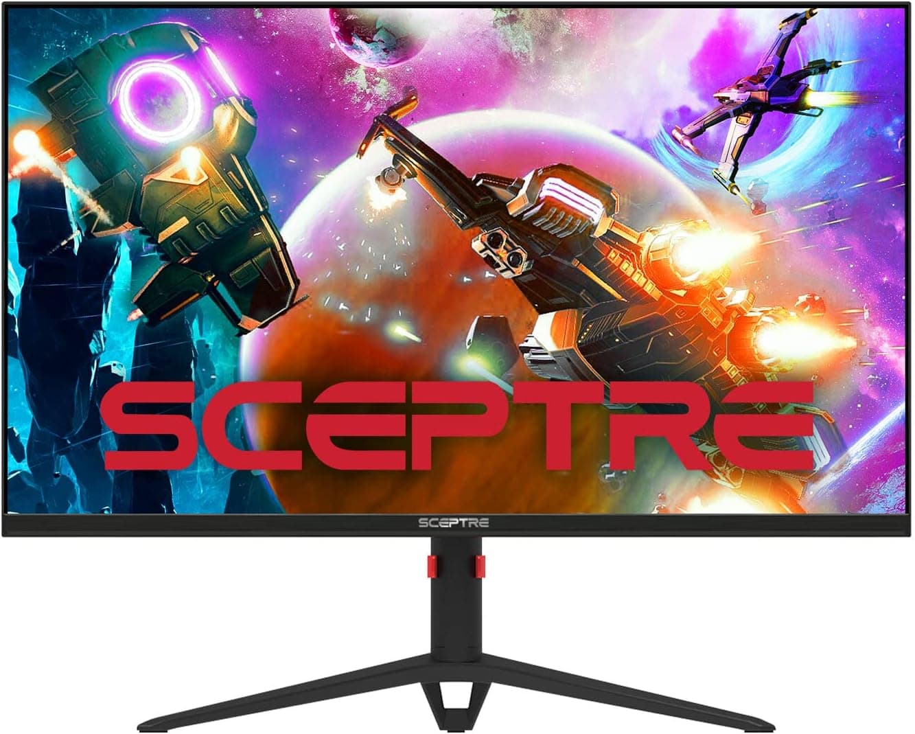 Sceptre IPS 27" 2K Gaming Monitor QHD 2560 x 1440p up to 165Hz 1ms HDR400 AMD FreeSync Premium 100% sRGB Machine Black (E275B-QPD168)
