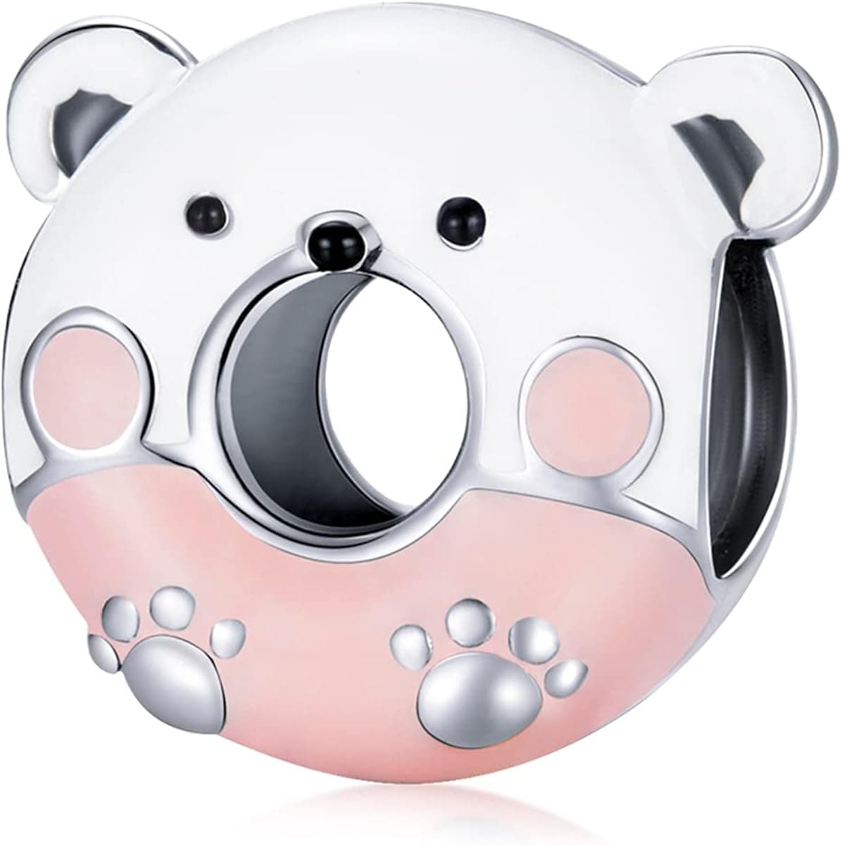 Animal Charms for Bracelets Sterling Sivler Bear | Bee | Sloth | Panda Cute Charms for Bracelets Birthday Gifts for Women Girls