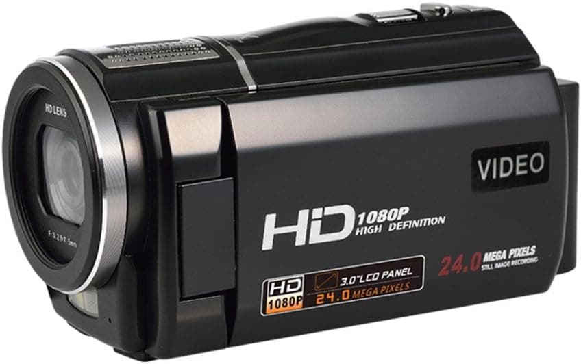 COMI Camcorder Full HD 1080P @30fps 24.0MP Digital Video Recorder Close-up Shooting Camera Mini DV Camcorders 3 Inch Touch Screen