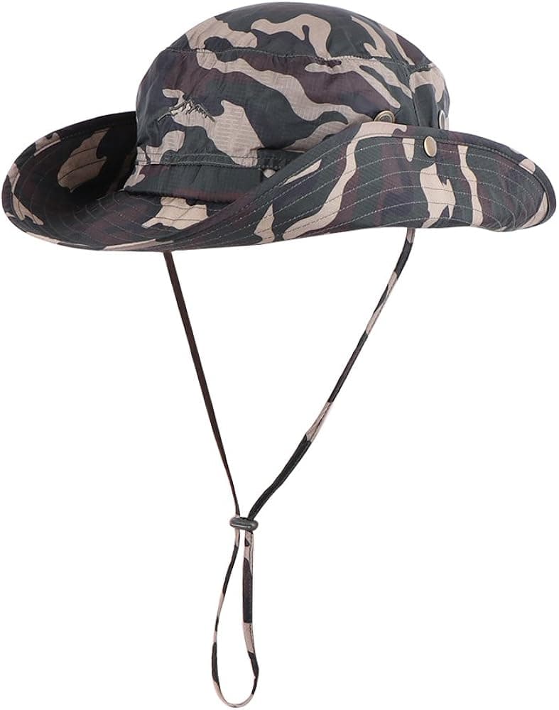 Anyoo Outdoor Boonie Hat Wide Brim Breathable for Men and Women Perfect for Hiking Camping Outdoor Adventures