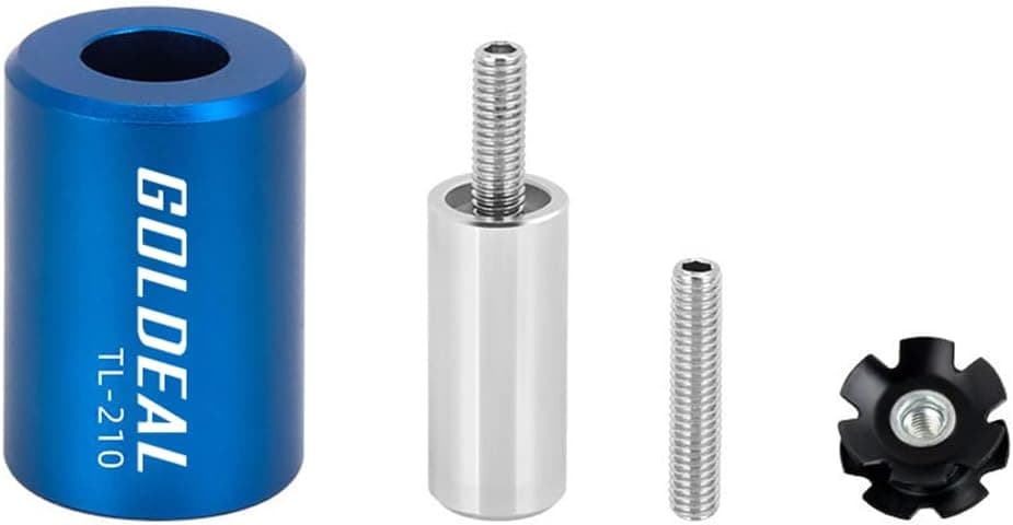 GOLDEAL Bicycle Fork Star Nut Setting Installer with Free Spare Special Screw and 1 Free Star Nut （for 7/8",1",1-1/8"）