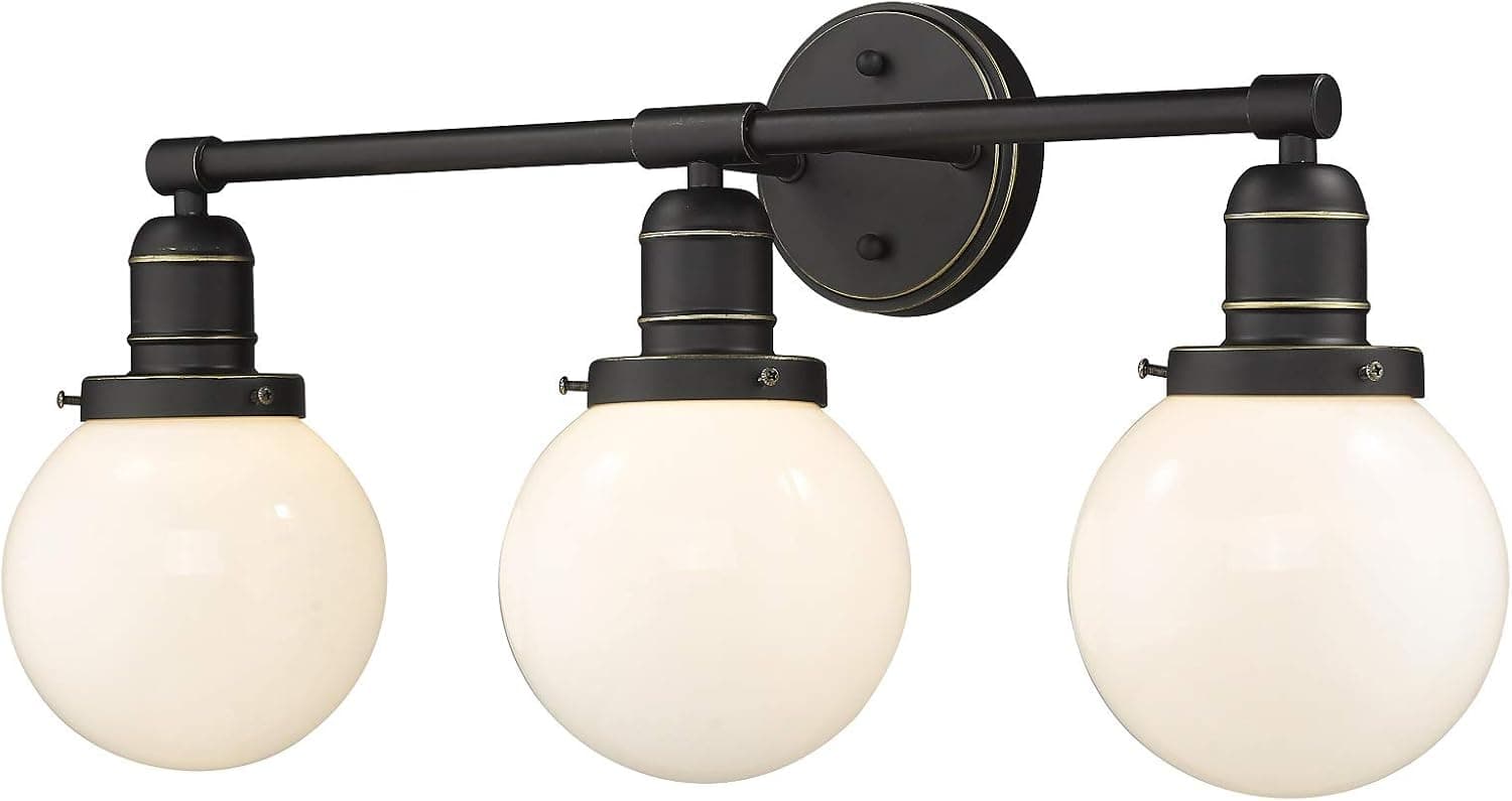 Odeums Bathroom Vanity Wall Lighting, 3-Light Interior Wall Sconces, Bathroom Vanity Lighting, Interior Wall Lighting Fixture