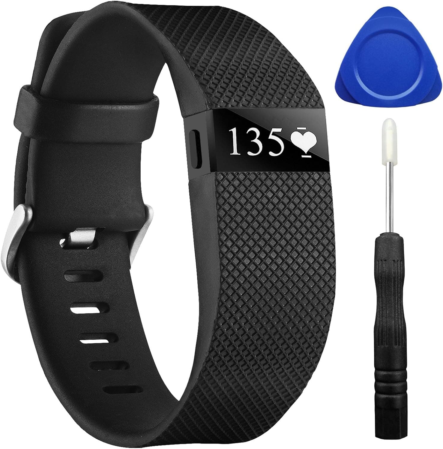 CreateGreat for Fitbit Charge HR, Replacement Band for Fitbit Charge HR 1, Fitbit Charge HR Band,Charge HR Accessories Strap, Fitbit Charge HR Wristband,Large and Small