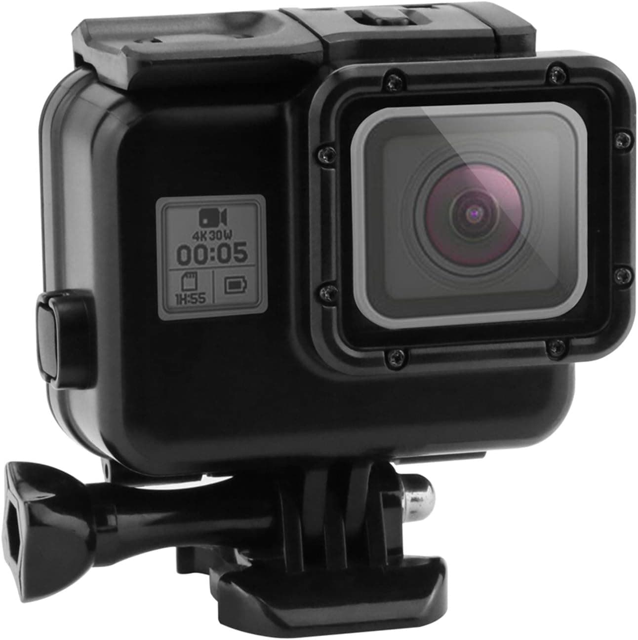 FitStill Waterproof Housing Case for Hero 2018/7/6/5 Black, Protective 45m Underwater Dive Case Shell with Bracket Accessories for Go Pro Hero7 Hero6 Hero5 Action Camera