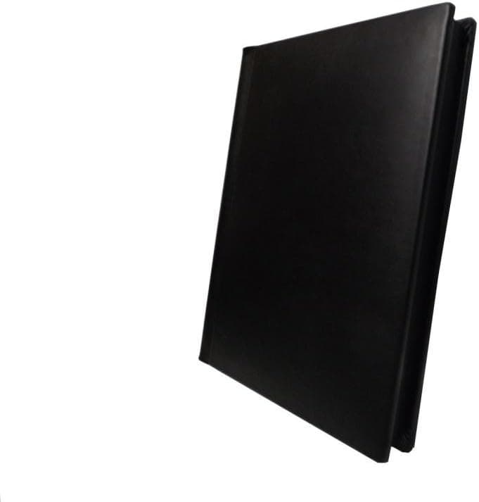8 X 10 Black Leather, Book Bound & Self Mount Album 15 Pages (30 Sides)