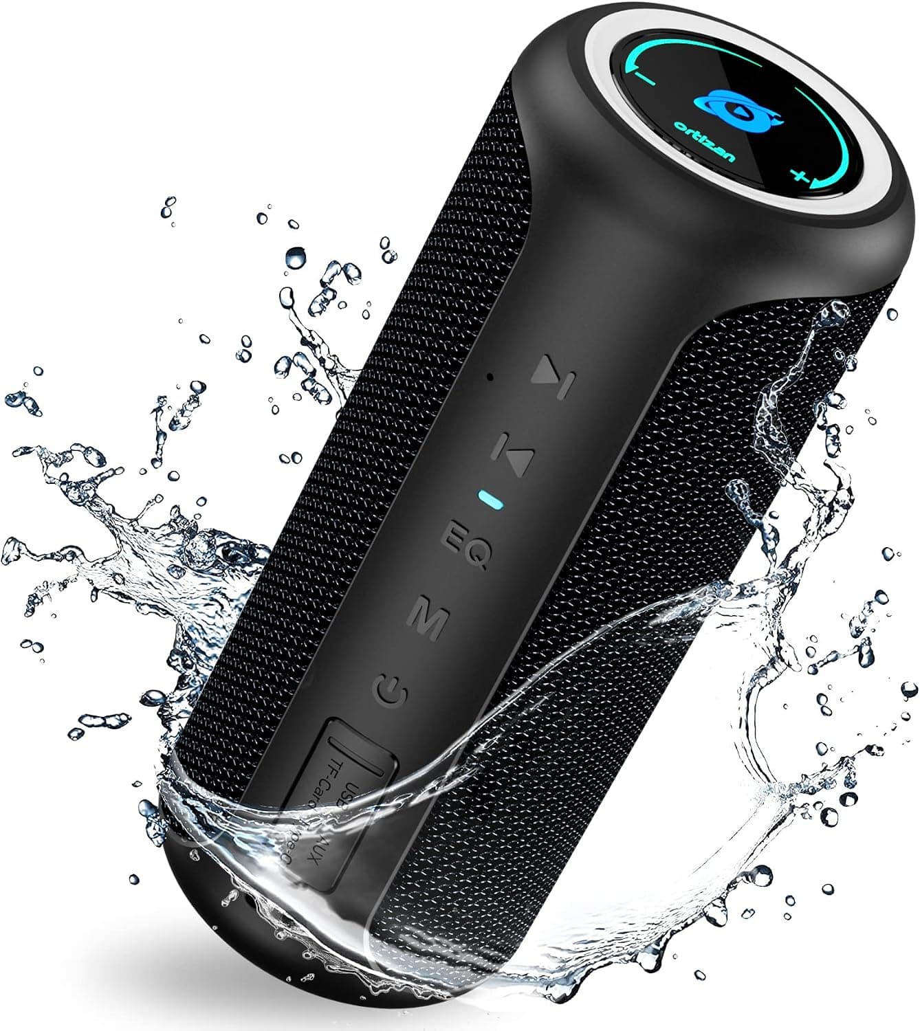 Ortizan Portable Bluetooth Speaker, 40W Loud Stereo Sound, IPX7 Waterproof Bluetooth Speakers with Bluetooth 5.0, Dual Pairing, 15H Playtime, Power Bank Function for Party
