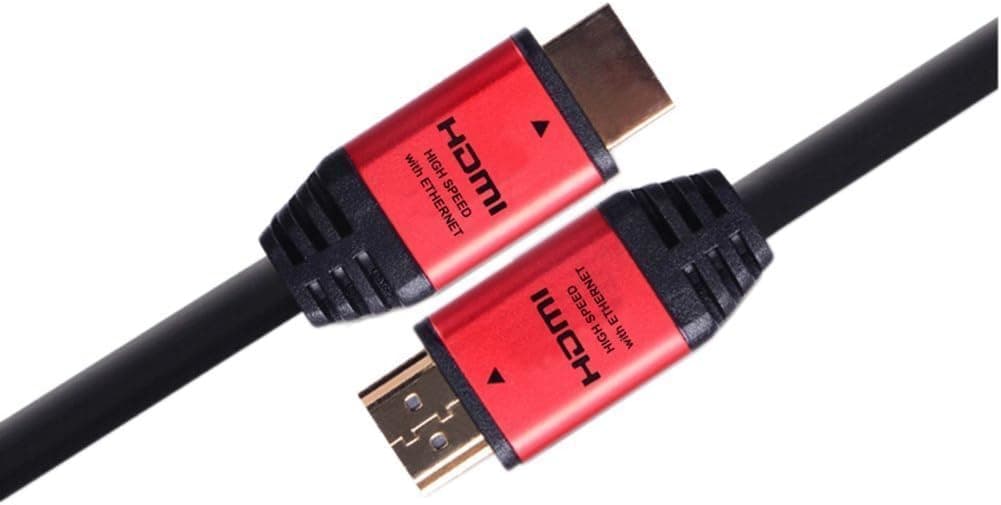 Million HDMI Male to HDMI Male Cable (6 Feet) Connector Gold Plated with Ethernet,1080p,4K,and Audio Return.Good for DVD,TV,Home Theater,Blu-ray Player (Red)