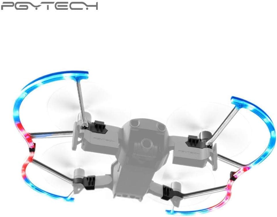 PGYTECH LED Propeller Guards Compatible with DJI Mavic AIR Spare Parts Drone Accessories 14 Kinds Quadcopters Blades Protectors Night Flying Quick Release