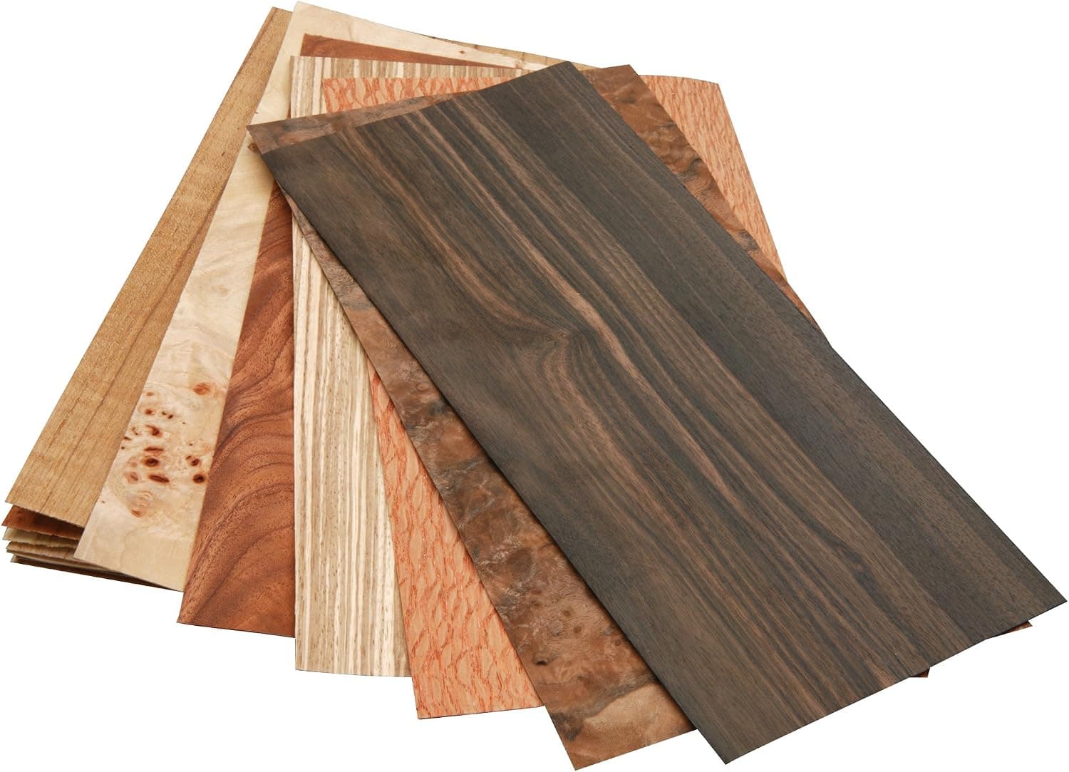 Grizzly H9802 Domestic38; Exotic Veneer Variety Pack - 20 sq. ft.