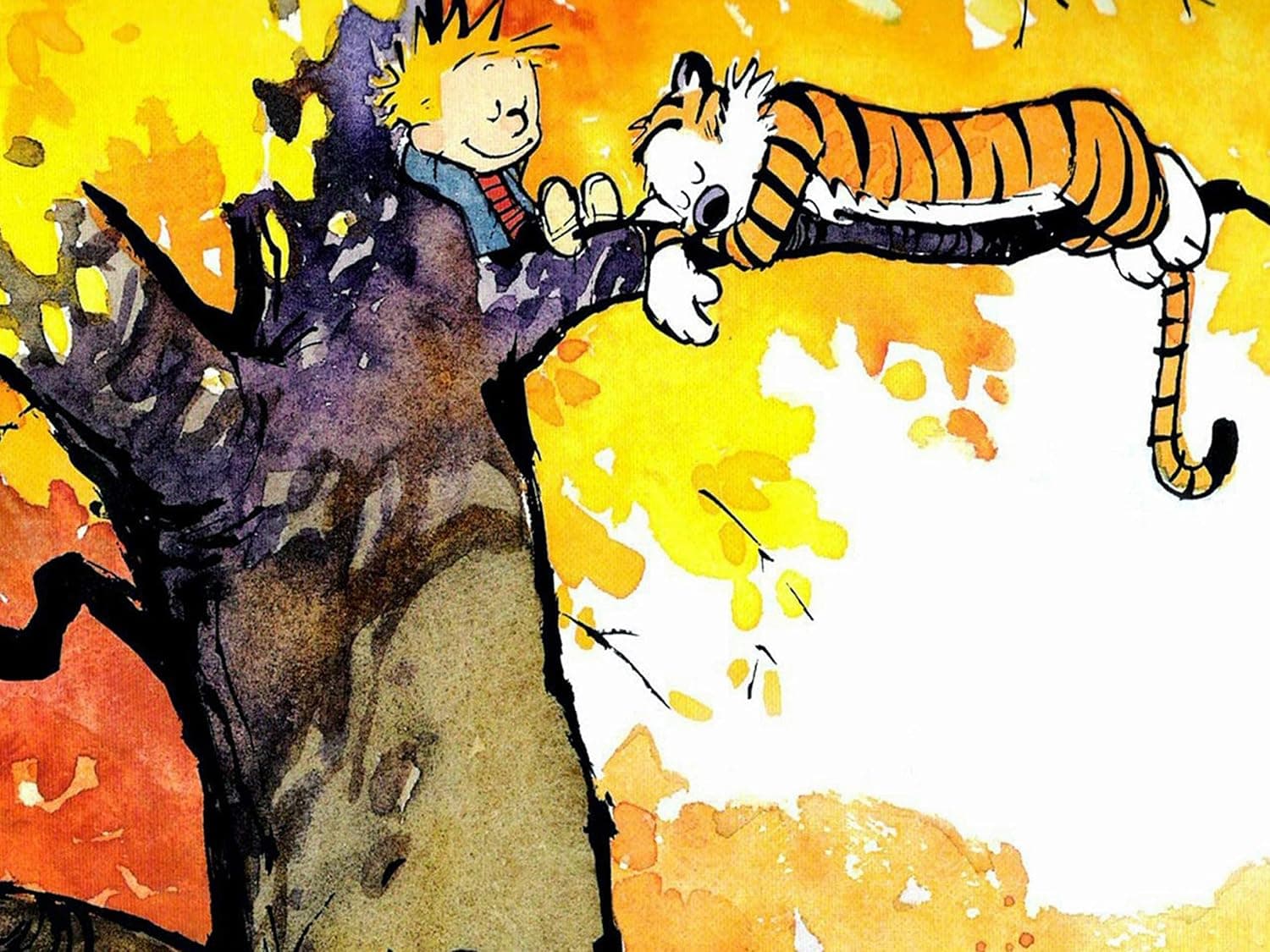 Gryposaurus Calvin and Hobbes Comics Poster 18 × 24 Inches