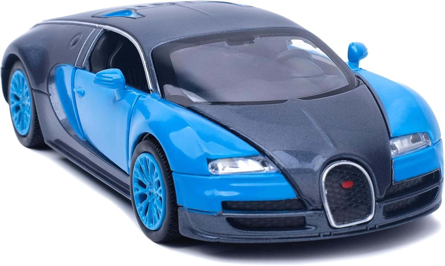 ZHMY 1:32 Bugatti Veyron Alloy Diecast car Model Collection Light&Sound Blue