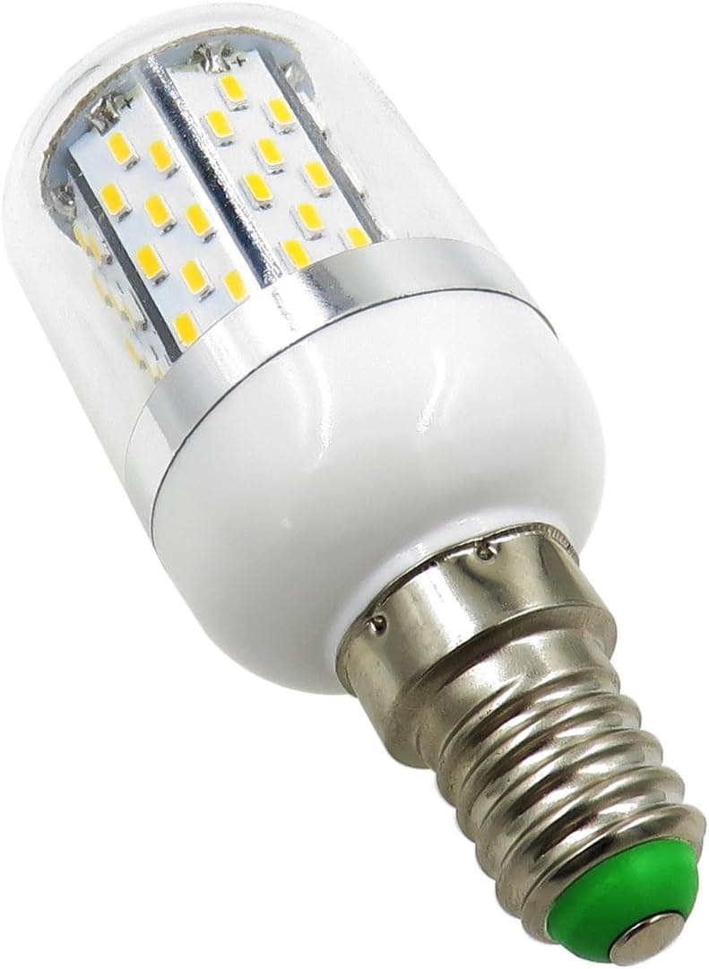 Pack 2,E14 LED Light Bulb 12V-24V AC/DC 3.5W 380 Lumens 78PCS 3014 SMD Explosion proof Daylight Light Reading light Table Lamp White 6000K-7000K