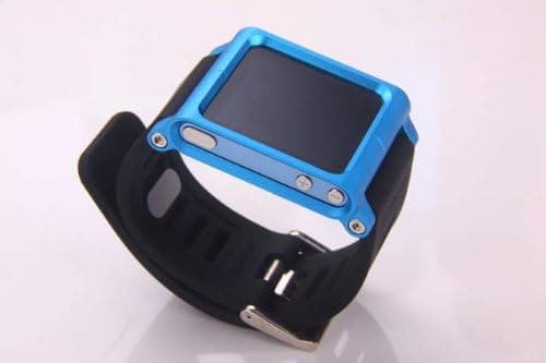 Super MAR LunaTik Watch Wrist Strap for iPod Nano 6G-Blue