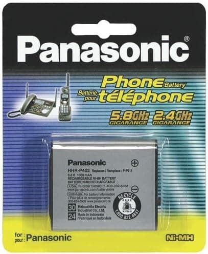 Panasonic HHR-P402A/1B NiMH Rechargeable Cordless Telephone Battery